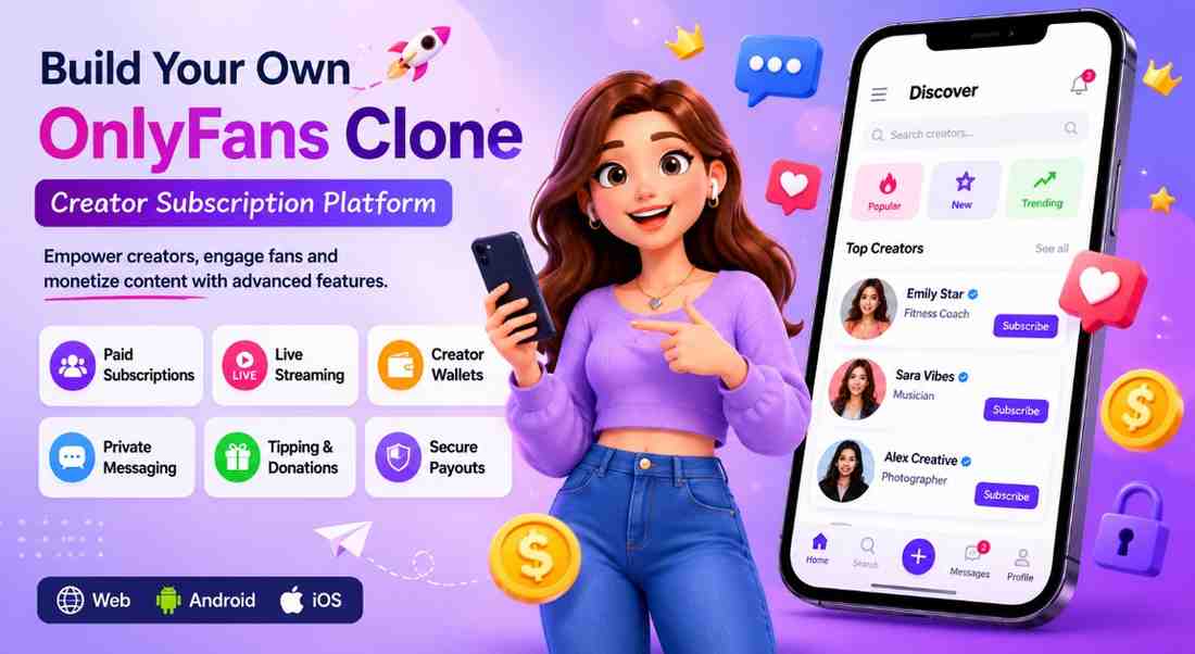 OnlyFans Clone App | White-Label Creator Platform | Miracuves